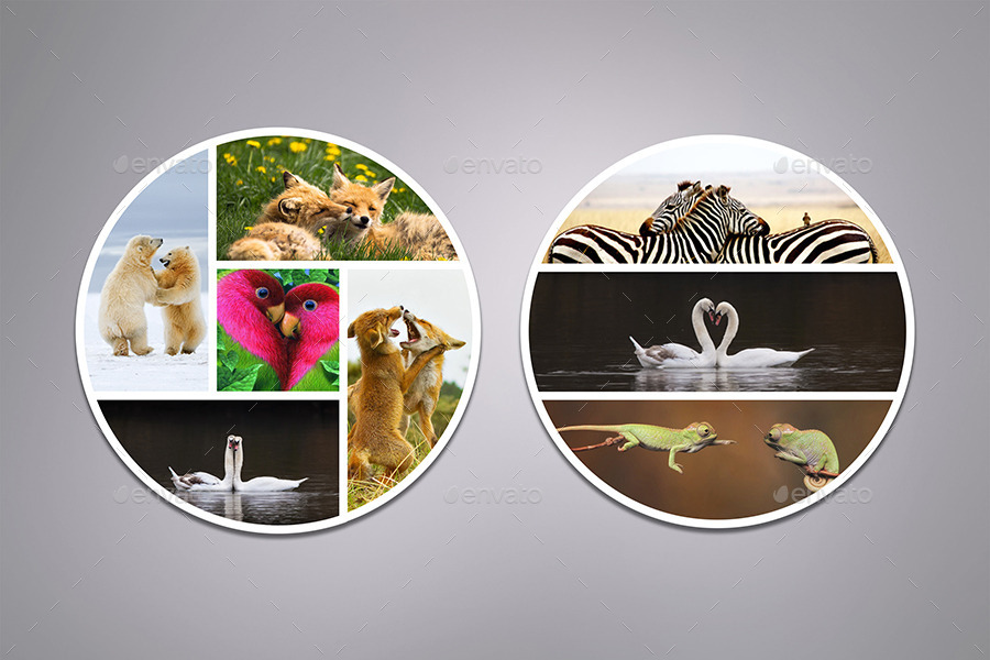 30 Circle Photo Frame Templates_02 Styles by orangefox GraphicRiver